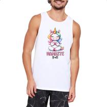 Camiseta Regata Namaste Unicornio