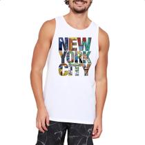 Camiseta Regata New York City Elementos Camiseta Regata New York City Elementos