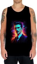 Camiseta Regata Nikola Tesla Físico Inventor Eletrecidade 1