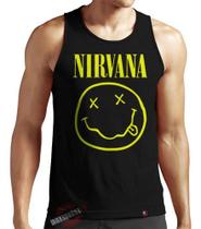 Camiseta Regata Nirvana Banda Punk Rock Kurt Cobain Hardcore Camiseta Regata Nirvana Banda Punk Rock Kurt Cobain Hardcore