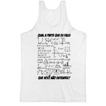 Camiseta Regata O que eu falei voce nao entendeu Camiseta Regata O que eu falei voce nao entendeu