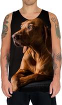 Camiseta Regata Olhar Canino Cão Cachorro Doguíneo 2