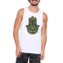 Camiseta Regata Olho mao Hamsa Camiseta Regata Olho mao Hamsa
