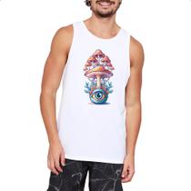 Camiseta Regata Olho psicodelico cogumelos Camiseta Regata Olho psicodelico cogumelos