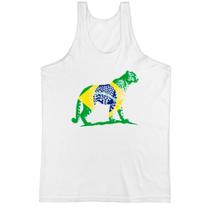 Camiseta Regata Onca Pintada Fauna Brasil Camiseta Regata Onca Pintada Fauna Brasil