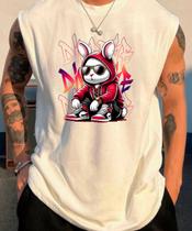 Camiseta Regata Oversized Masculina Cavada Academia Carnaval Treino Camiseta Regata Oversized Masculina Cavada Academia Carnaval Treino