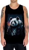 Camiseta Regata Panda Com Roupa Estilosa 8