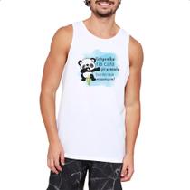 Camiseta Regata Panda vergonha na cara