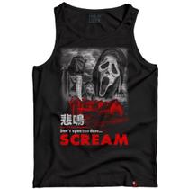 Camiseta Regata Panico Scream Camisa Filme Terror Ghostface