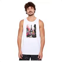 Camiseta Regata Paris street art