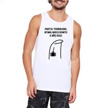 Camiseta Regata Partiu trabalhar nasci bonito nao rico Camiseta Regata Partiu trabalhar nasci bonito nao rico