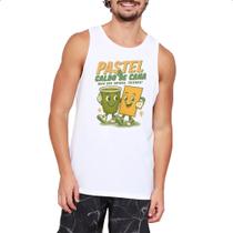 Camiseta Regata Pastel e Caldo de Cana Camiseta Regata Pastel e Caldo de Cana