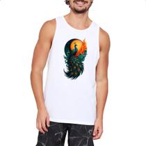 Camiseta Regata Pavao sunset arte