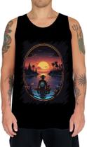 Camiseta Regata Pesca Esportiva Pôr do Sol Peixes 4