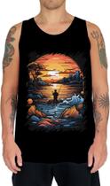 Camiseta Regata Pesca Esportiva Pôr do Sol Peixes 5