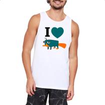 Camiseta Regata Phineas e Ferb Eu amo Perry