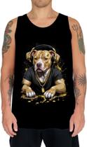 Camiseta Regata Pitbull com Headphones 10