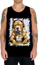 Camiseta Regata Pitbull com Headphones 4