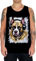 Camiseta Regata Pitbull com Headphones 5