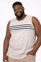 Camiseta Regata Plus Size Masculina OFF WHITE Camiseta Regata Plus Size Masculina OFF WHITE
