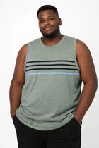 Camiseta Regata Plus Size Masculina VERDE Camiseta Regata Plus Size Masculina VERDE
