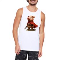 Camiseta Regata Porco mosqueteiro Camiseta Regata Porco mosqueteiro