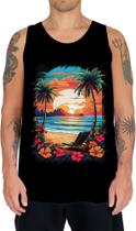 Camiseta Regata Praia Paradisíaca Vintage 15