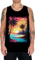 Camiseta Regata Praia Paradisíaca Vintage 7