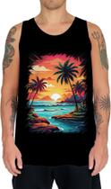 Camiseta Regata Praia Paradisíaca Vintage 8