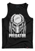 Camiseta Regata Predador Filme Camisa Geek Série Blusa Preta Camiseta Regata Predador Filme Camisa Geek Série Blusa Preta