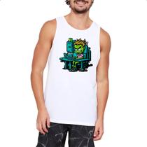 Camiseta Regata Programador Escravo Zumbi