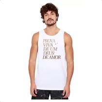 Camiseta Regata Prova vida de um Deus Camiseta Regata Prova vida de um Deus