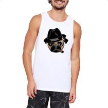 Camiseta Regata Pug Mafioso