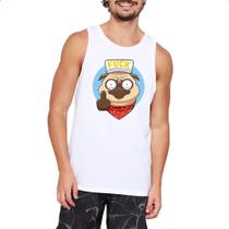 Camiseta Regata Pug Mal Educado