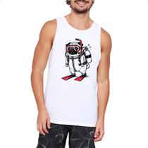 Camiseta Regata Pug Mergulhador