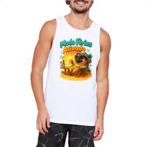 Camiseta Regata Pug modo ferias ativado