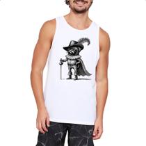 Camiseta Regata Pug Mosqueteiro