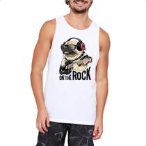 Camiseta Regata Pug on the Rock