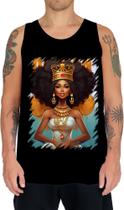 Camiseta Regata Rainha Africana Queen Afric 8 Camiseta Regata Rainha Africana Queen Afric 8