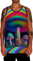 Camiseta Regata Rave Jardim Psicodélico Good Vibe Cogumelo 3