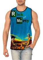 Camiseta Regata Rick And Morty Breaking Bad Ref:608