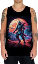 Camiseta Regata Samurai Ronin Sunset Sem Mestre 3 Camiseta Regata Samurai Ronin Sunset Sem Mestre 3