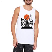 Camiseta Regata Sapo Samurai Sunset Camiseta Regata Sapo Samurai Sunset