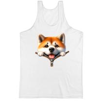 Camiseta Regata Shiba Inu no Ziper Camiseta Regata Shiba Inu no Ziper