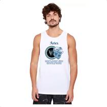 Camiseta Regata Signo de Aries adjetivos