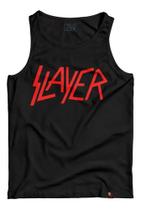 Camiseta Regata Slayer Camisa Rock Banda Metal Blusa - King of Geek