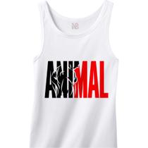 Camiseta Regata Slim Masculino Animal Gym Sport - No Sense