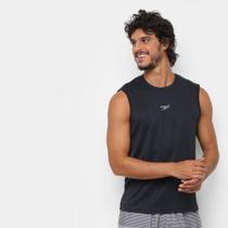 Camiseta Regata Speedo Masculina Dry Fit Interlock Esportiva