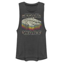 Camiseta regata STAR WARS Junior's A New Hope Millennium Falcon