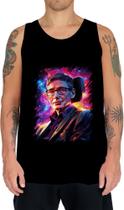 Camiseta Regata Stephen Hawking Físico Brilhante Gênio 2